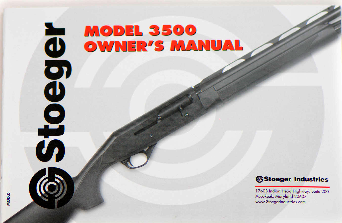 Stoeger M3500 Owner's Manual